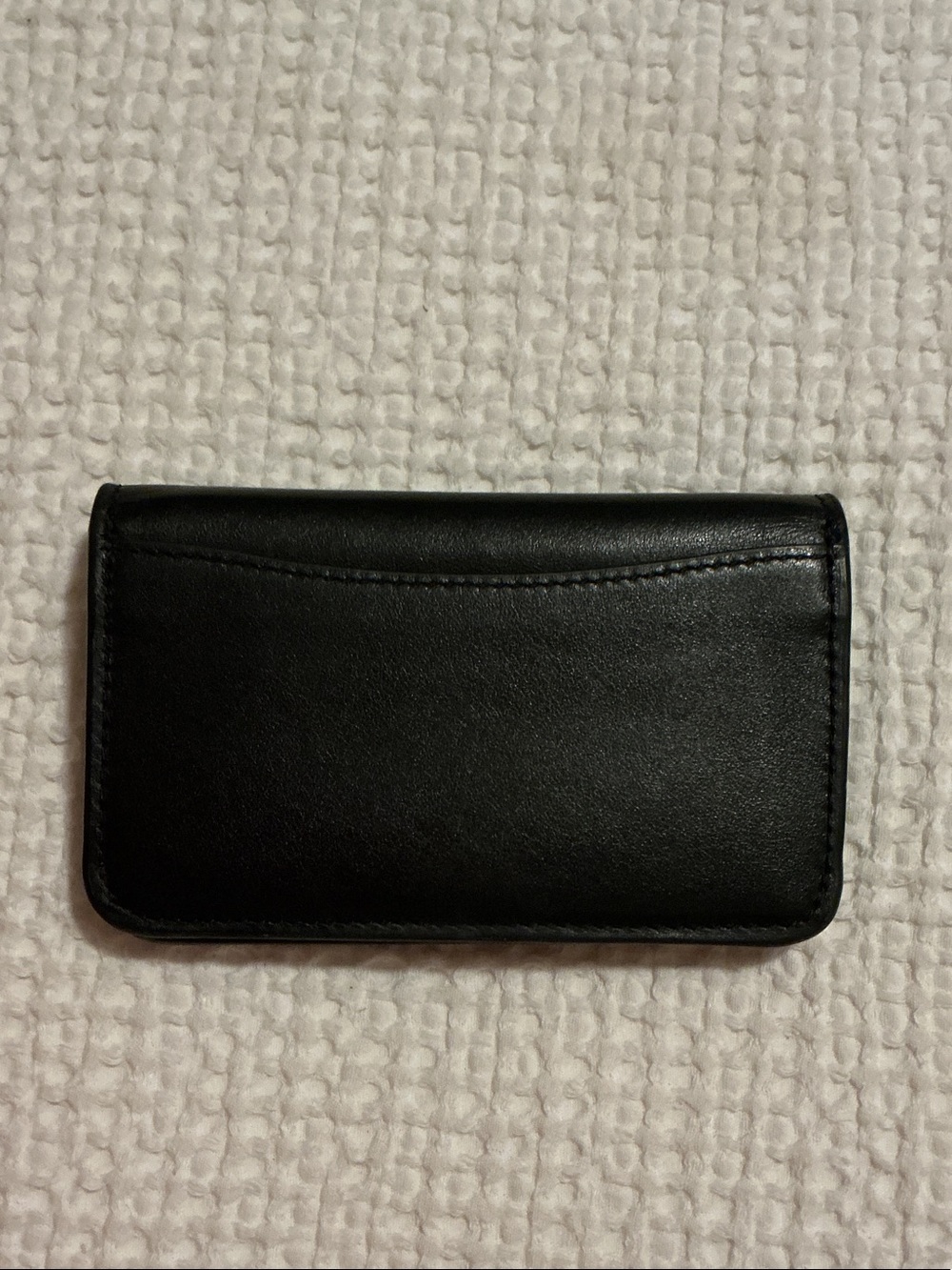 Coach Black Leather Rssential Wallet with Gold 'C' Logo - Picture 3 of 13